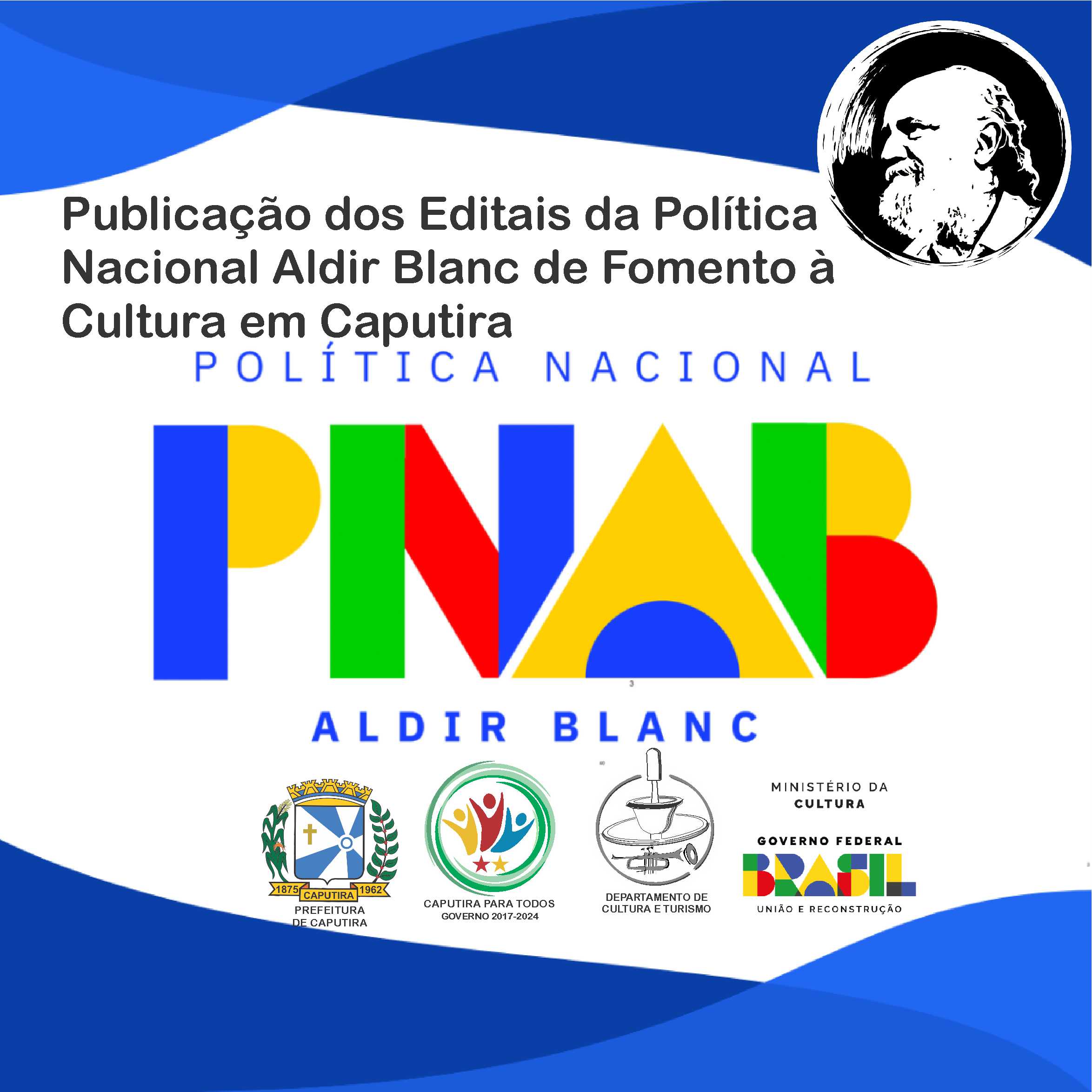 Publicação dos Editais da Política Nacional Aldir Blanc de Fomento à Cultura em Caputira