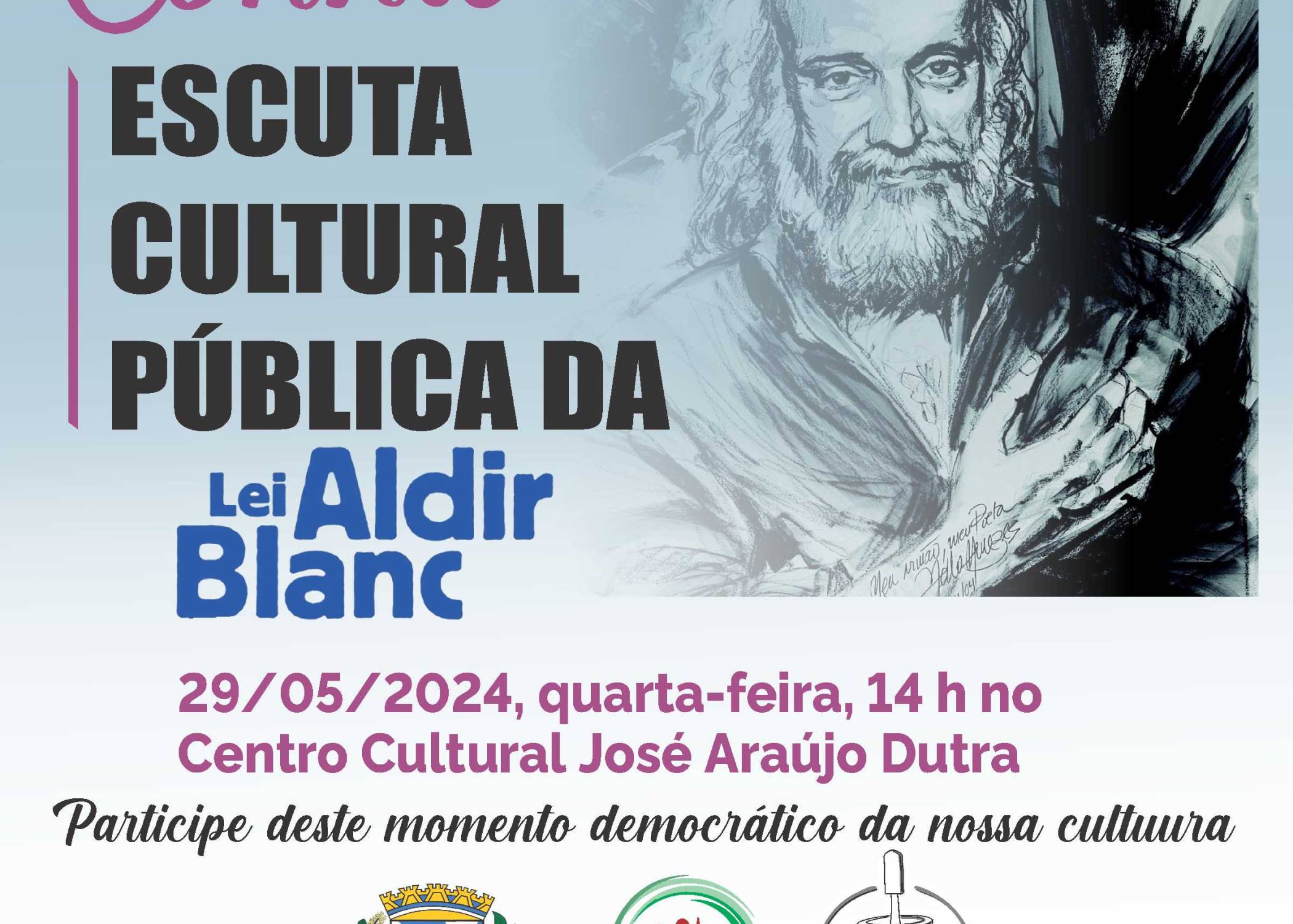 Convite para Escuta Cultural Pública da Lei Aldir Blanc